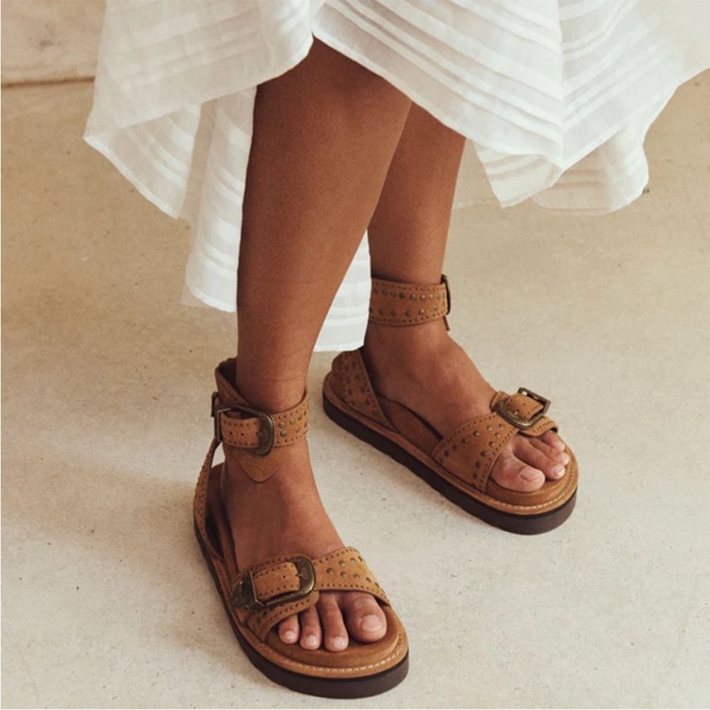 NEW Spell Cabana Studded Sandals Sz 37